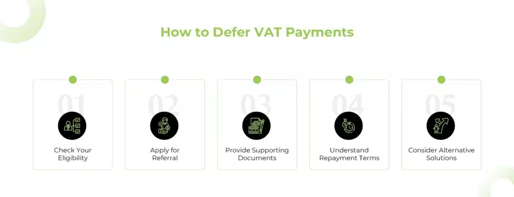 How to Defer VAT Payments