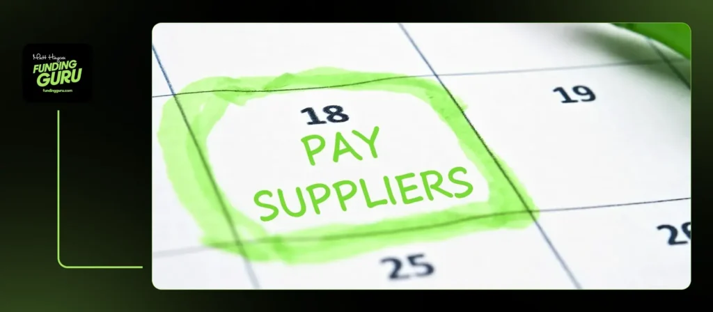 Pay Suppliers and Creditors on Time